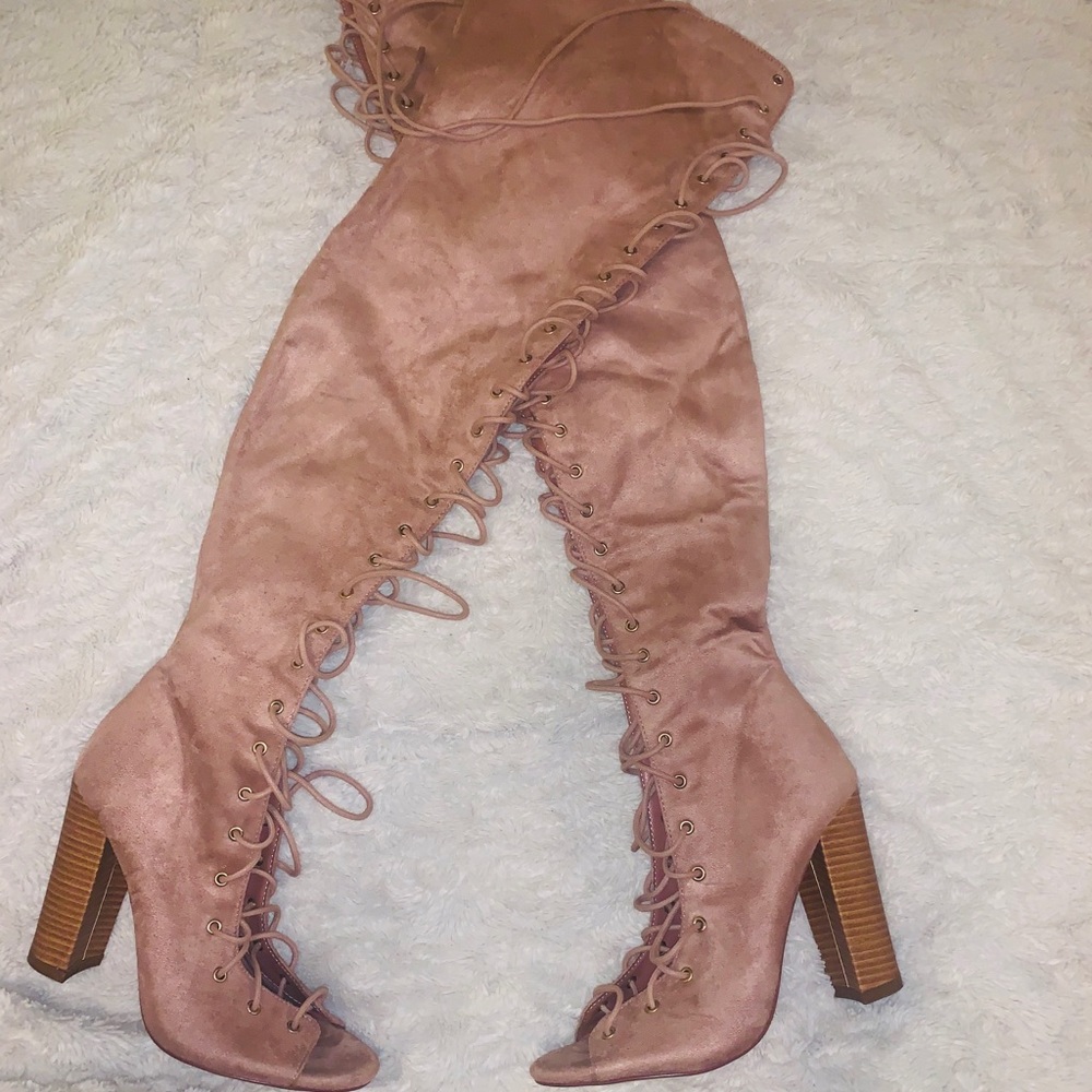 Thigh high heels